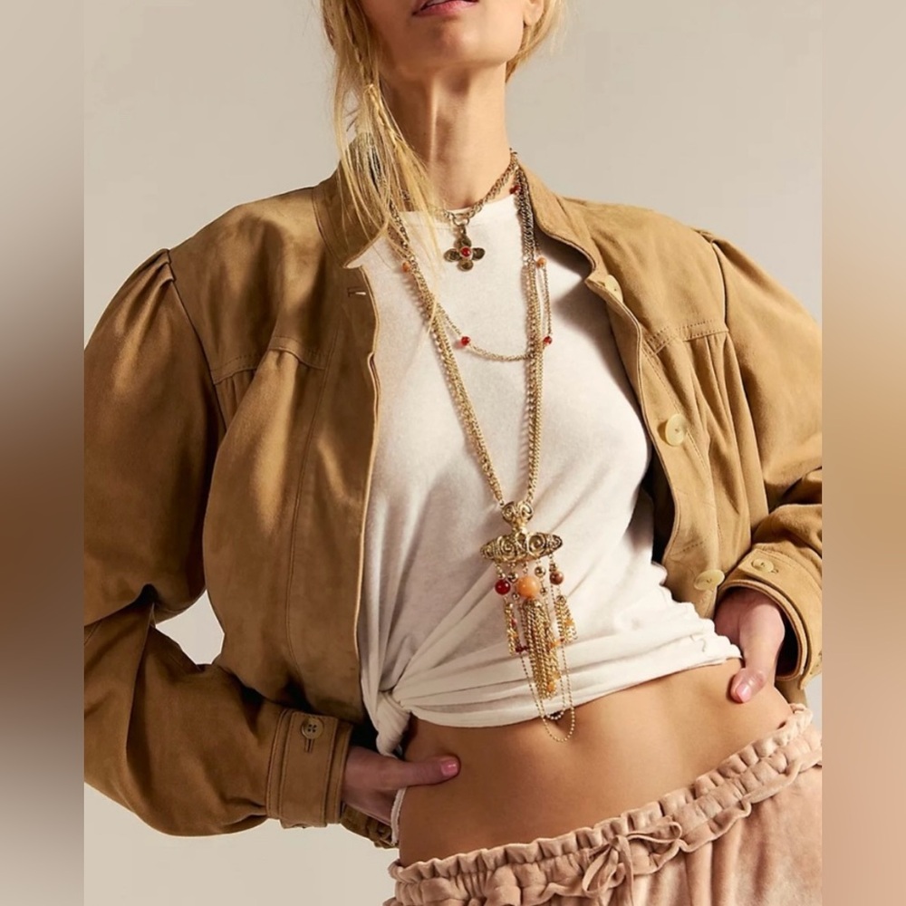 NWT Free People Catriona Layer Necklace